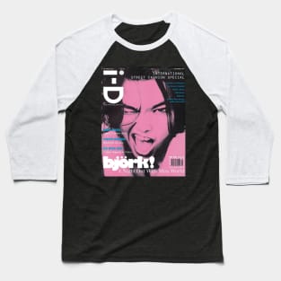 Bjork old magazine cover Baseball T-Shirt